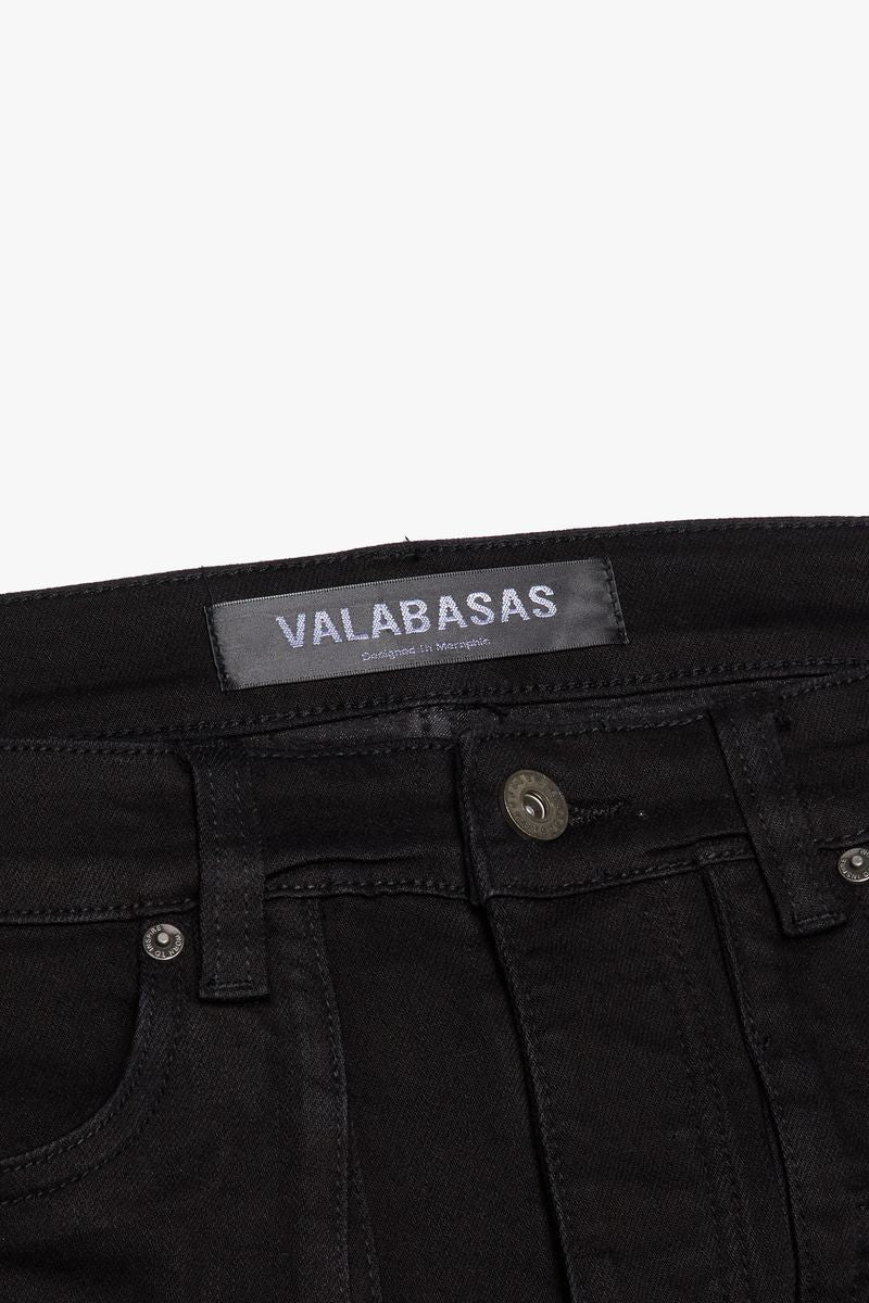 VALABASAS "EXPANSE" BLACK STACKED DENIM (VLBS13101623)