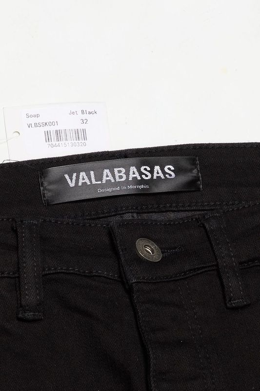 VALABASAS "SOAP" SKINNY DENIM (VLBSSK001) BLACK