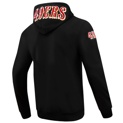 SAN FRANCISCO 49ERS CLASSIC CHENILLE DK FZ HOODIE (FS45410177)