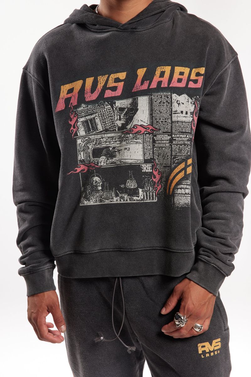 RVS LABS Washed "Comic" Hoody