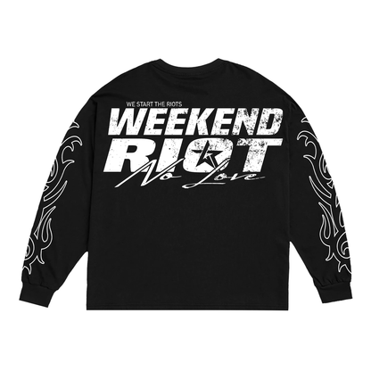 GET MONEY NO LOVE LONG SLEEVE BLACK