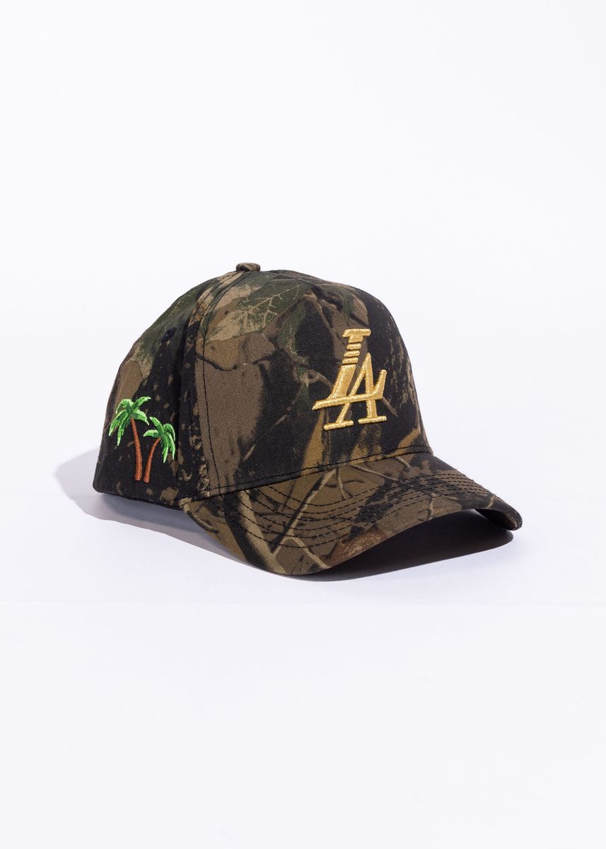 PARADISE LA (REF619) WOODLAND CAMO/GOLD