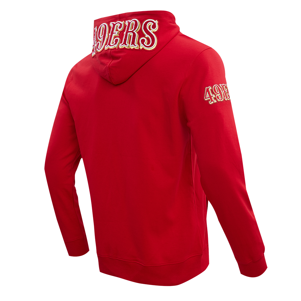 SAN FRANCISCO 49ERS CLASSIC CHENILLE DK FZ HOODIE (FS45410177)