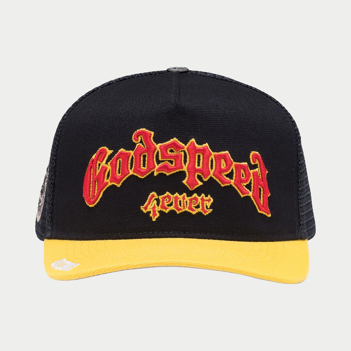 GS FOREVER TRUCKER HAT (BLK /YELLOW/RED)