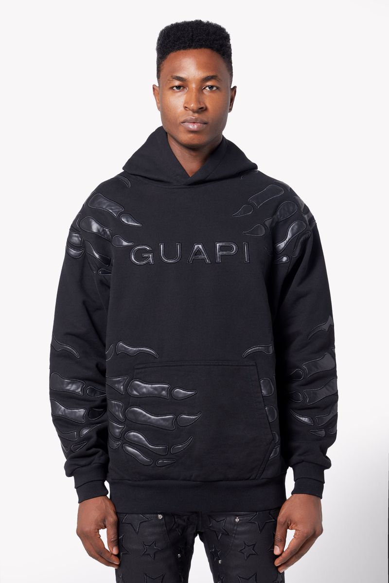 GUAPI  All Black Hell Dragger Hoodie