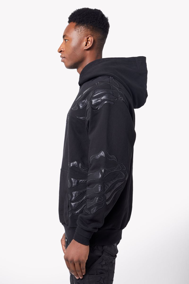 GUAPI  All Black Hell Dragger Hoodie