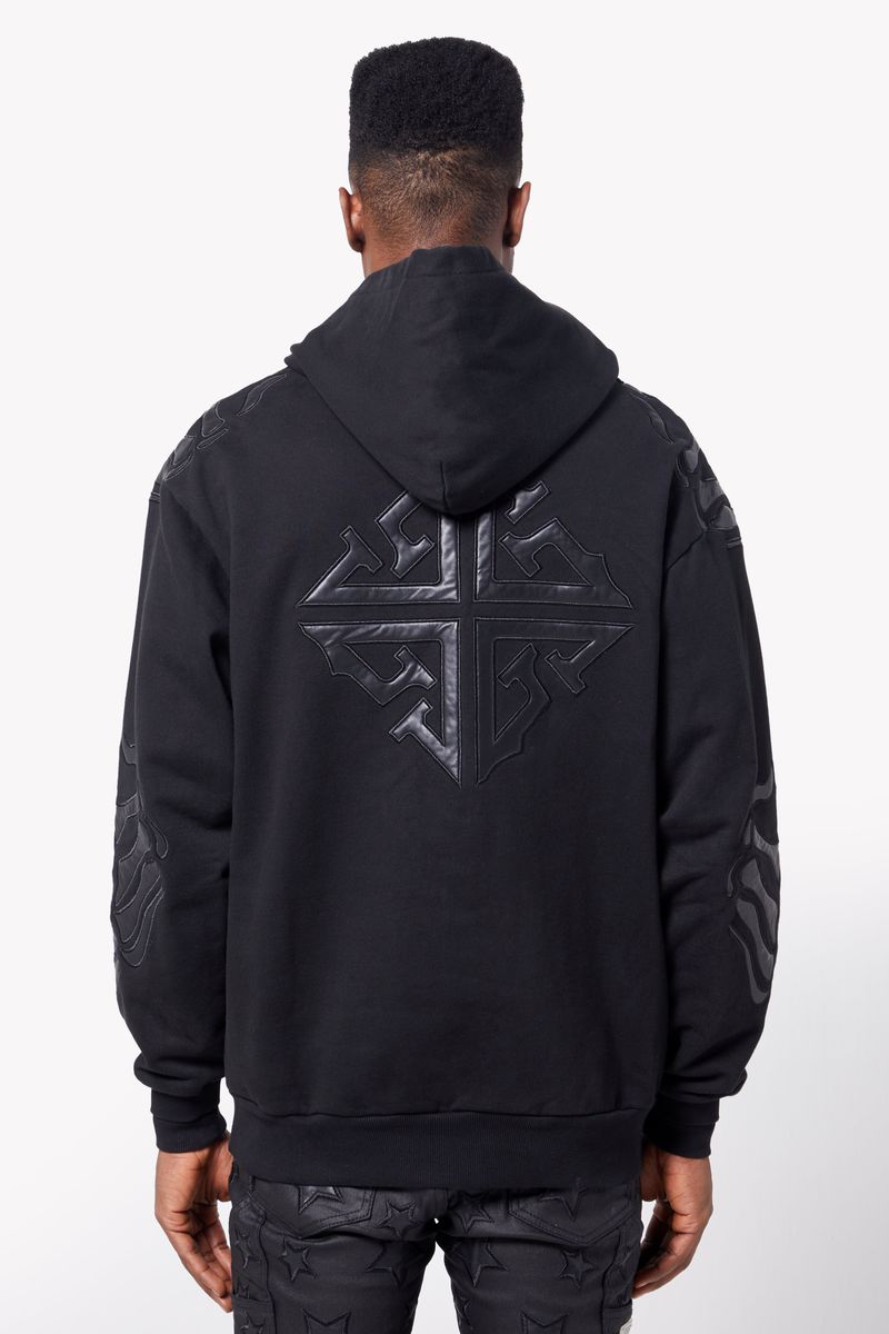 GUAPI  All Black Hell Dragger Hoodie