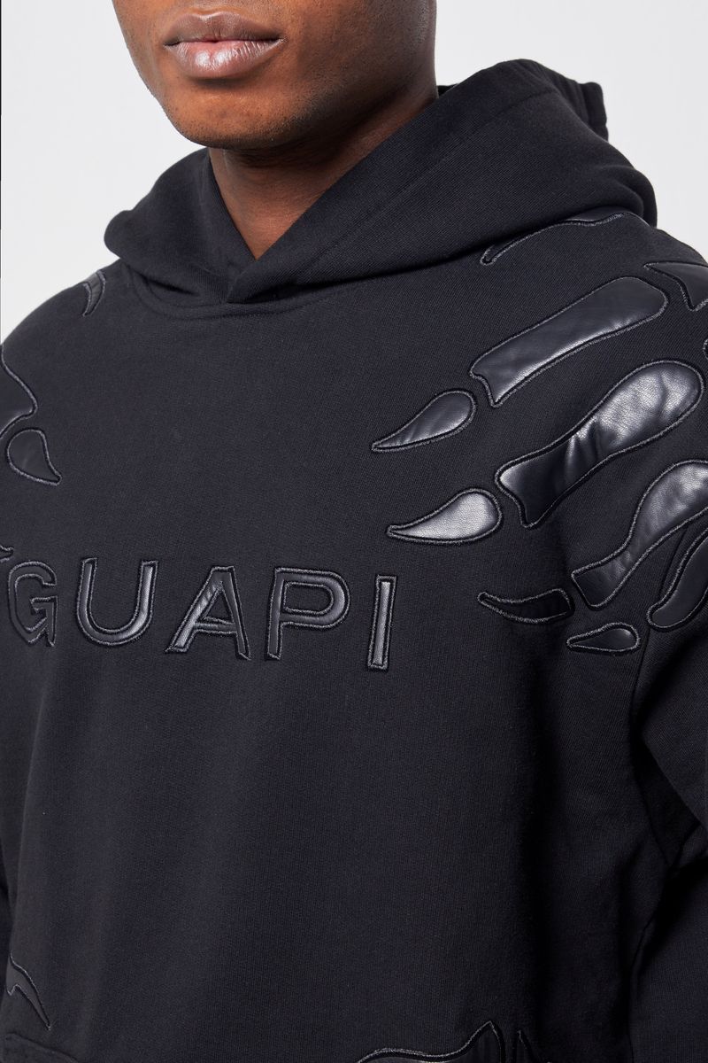 GUAPI  All Black Hell Dragger Hoodie