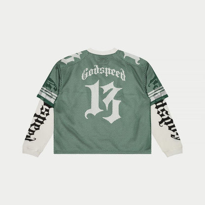 GODSPEED TD Layered Jersey (Green/White)