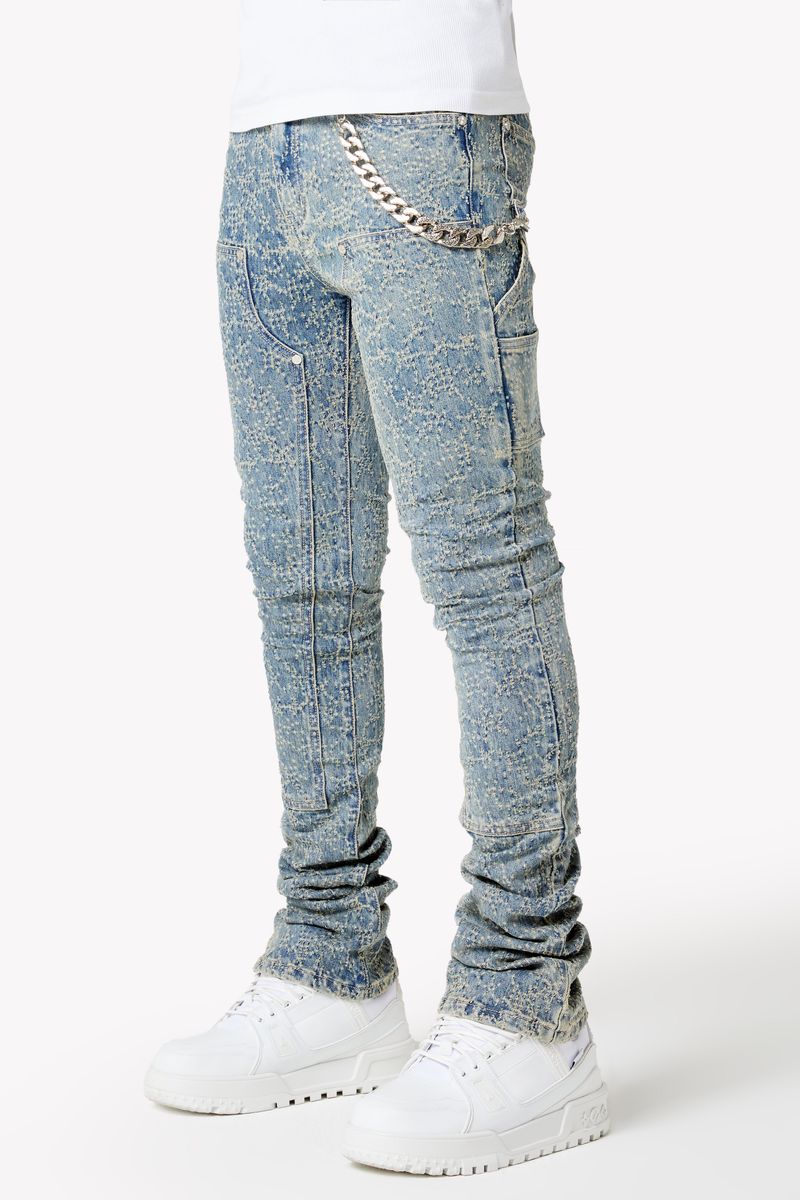 GUAPI Vintage Blue Laser Denim