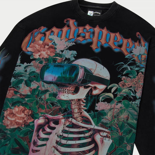 GODSPEED Vision Flowers LS Thermal (Black Wash)