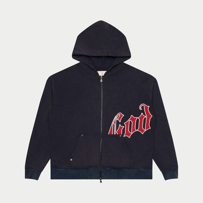 GOD SPEED 'OG Logo Sweatsuit' (Navy/Red)