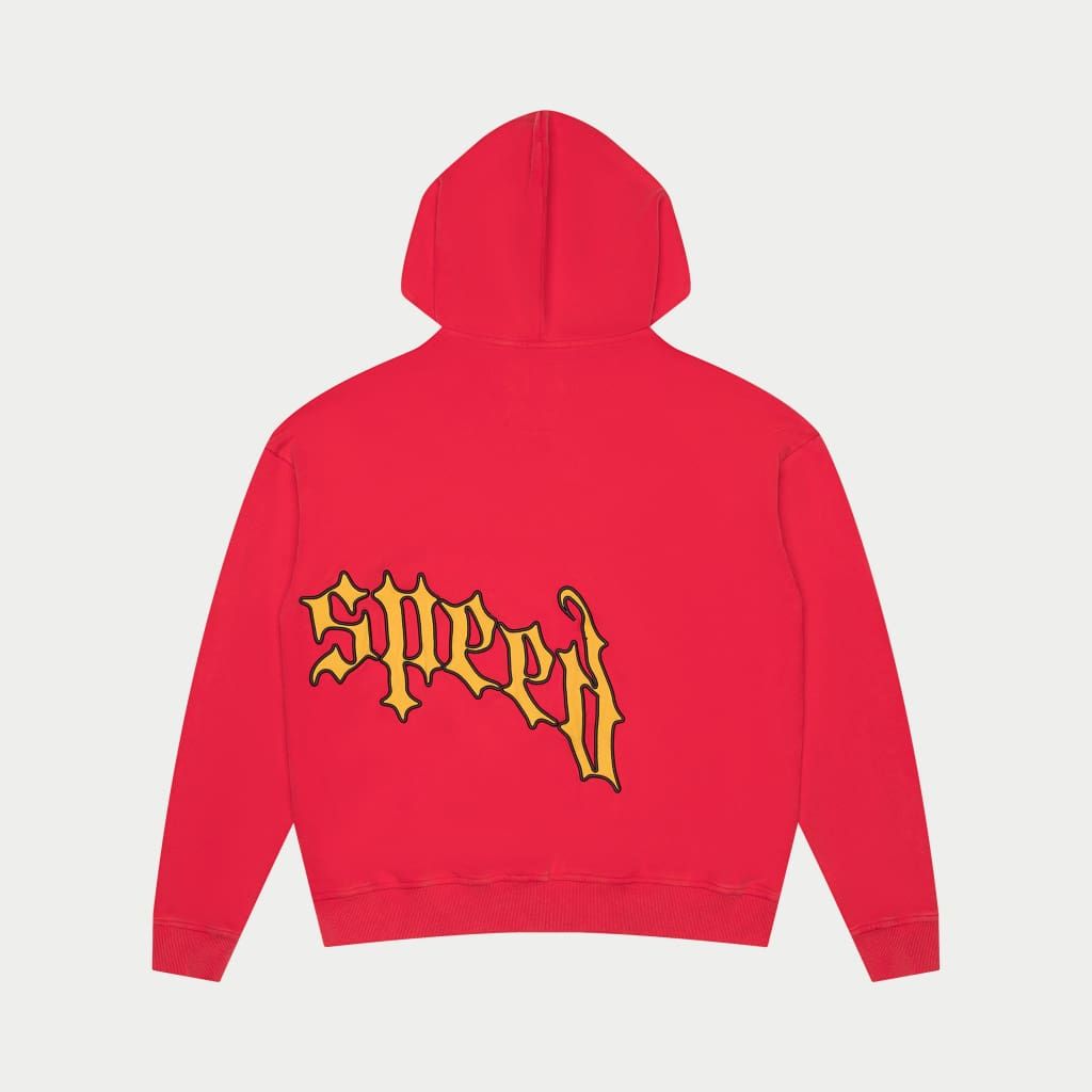 GOD SPEED 'OG Logo Sweatsuit' (Red/Yellow)