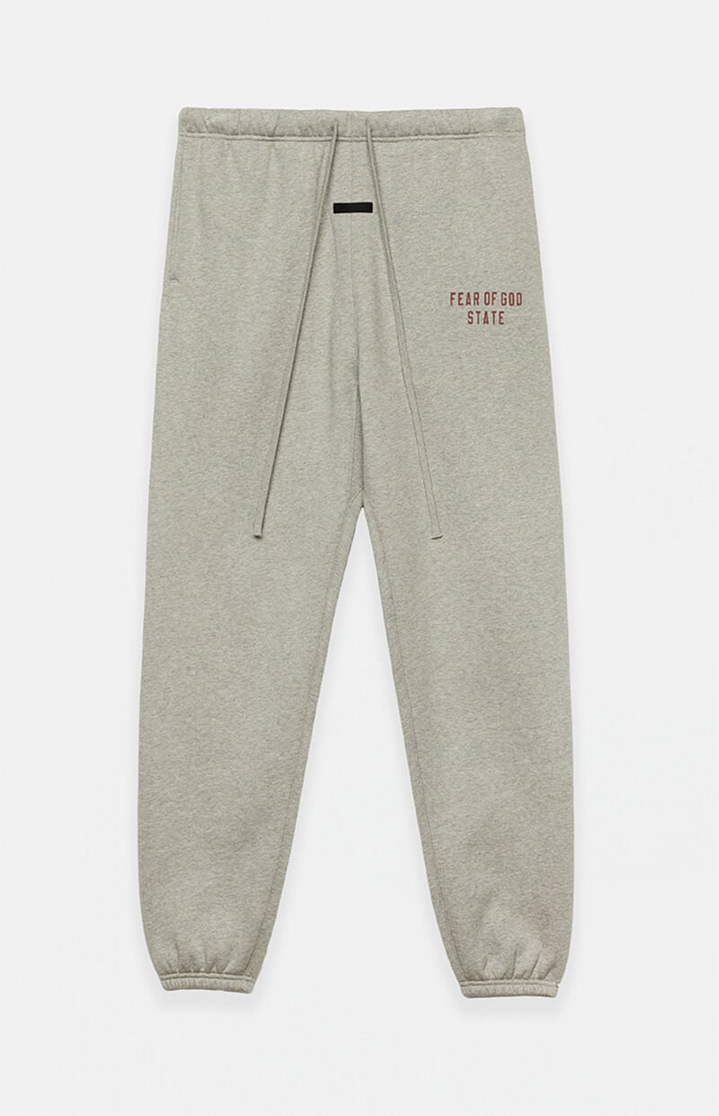 Fear of God Essentials Dark Heather Oatmeal sweat pants 24