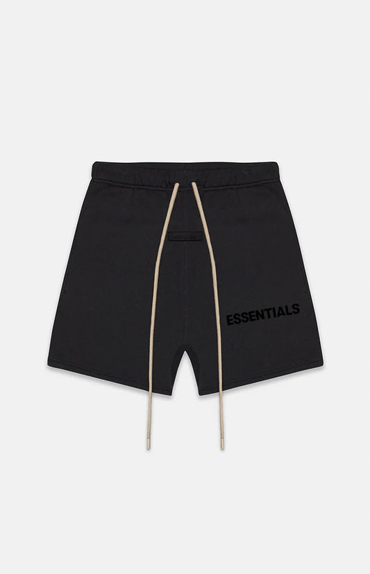 Fear of God Essentials Jet Black Sweat Shorts