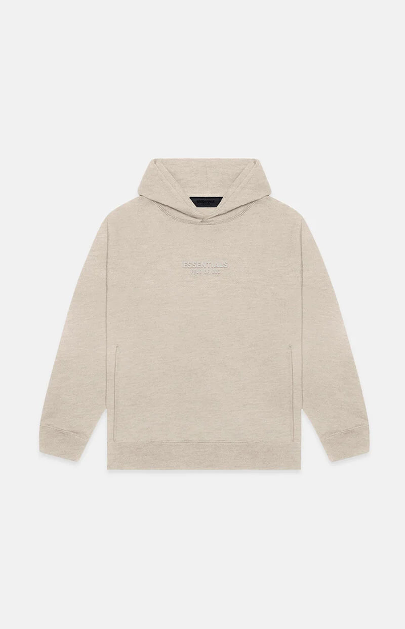 FEAR OF GOD ESSENTIALS HOODIE 'CORE HEATHER'