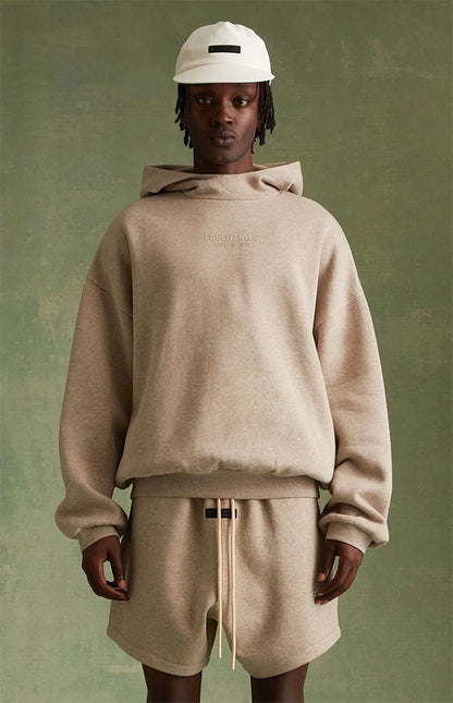 FEAR OF GOD ESSENTIALS HOODIE 'CORE HEATHER'