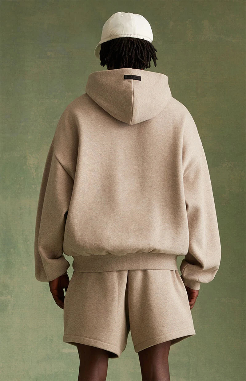 FEAR OF GOD ESSENTIALS HOODIE 'CORE HEATHER'