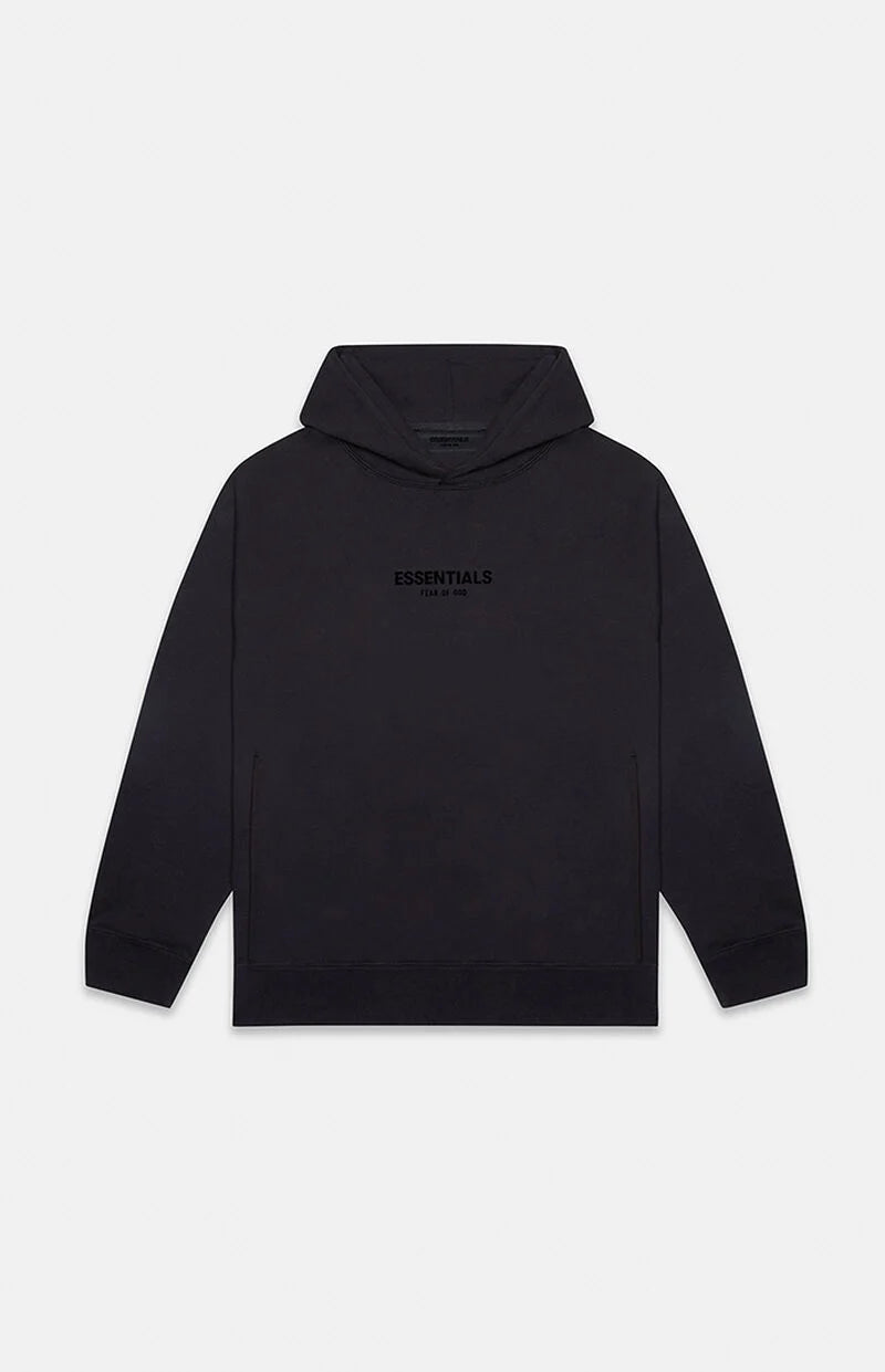 FEAR OF GOD ESSENTIALS HOODIE 'JET BLACK 2.0'