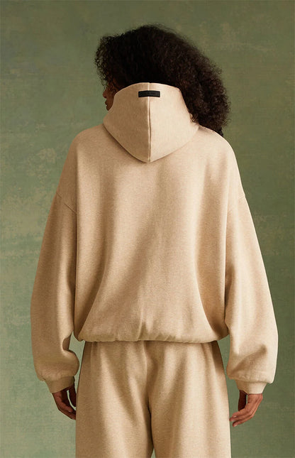 FEAR OF GOD ESSENTIALS HOODIE 'GOLD HEATHER'