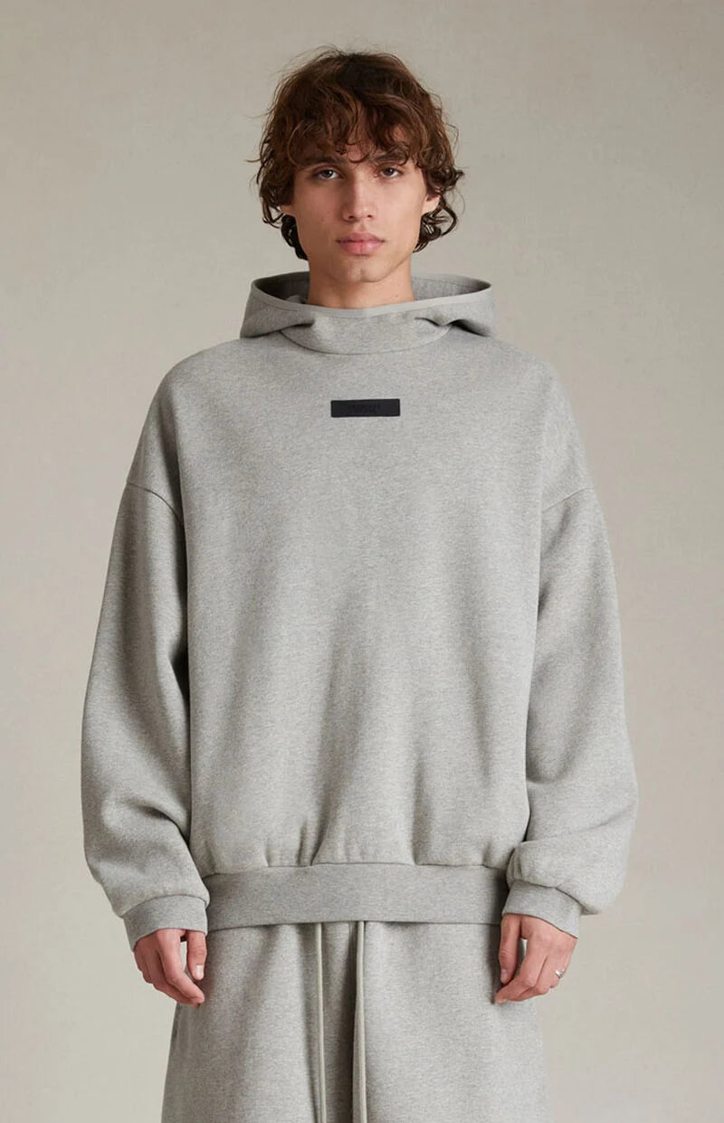 ESSENTIALS FEAR OF GOD HOODIE 'DARK HEATHER OATMEAL'