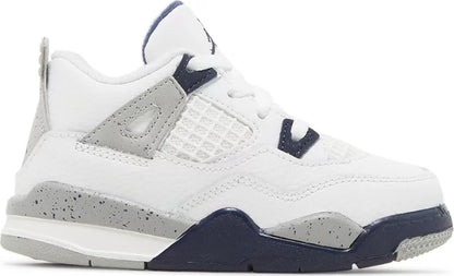 Air Jordan 4 Retro TD 'Midnight Navy' BQ7670-140 toddler