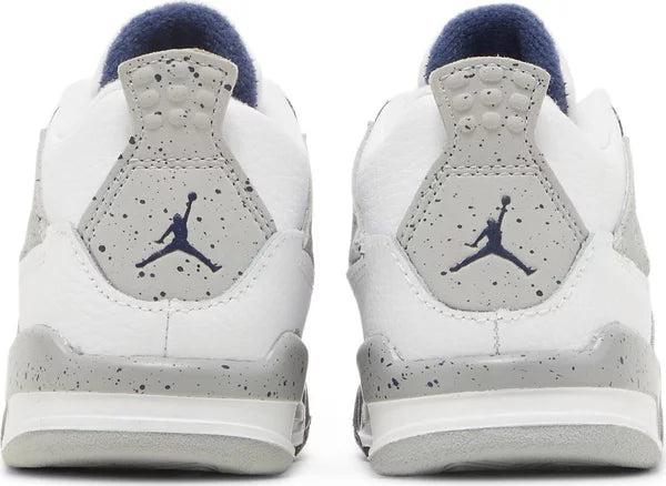 Air Jordan 4 Retro TD 'Midnight Navy' BQ7670-140 toddler