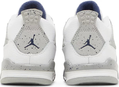 Air Jordan 4 Retro TD 'Midnight Navy' BQ7670-140 toddler