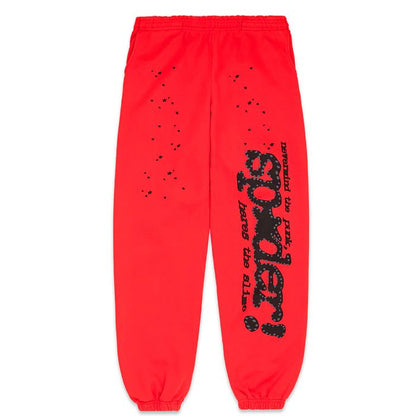 Sp5der P*nk V2 Sweatpant 'RED'