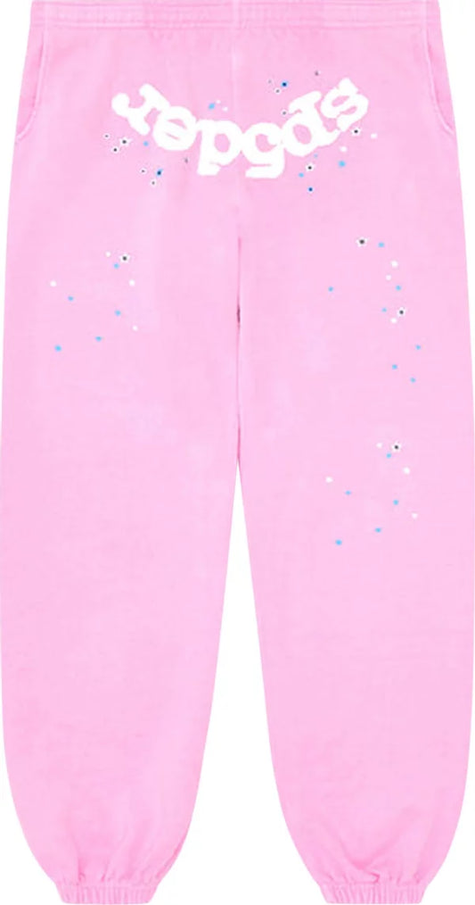 SP5DER OG WEB PINK  SWEATPANT