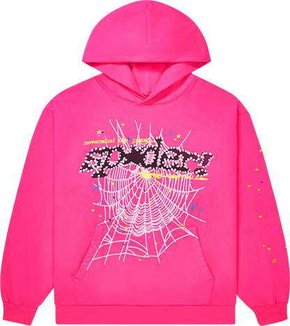 SP5DER  P*nk V2 Hoodie 'Pink'