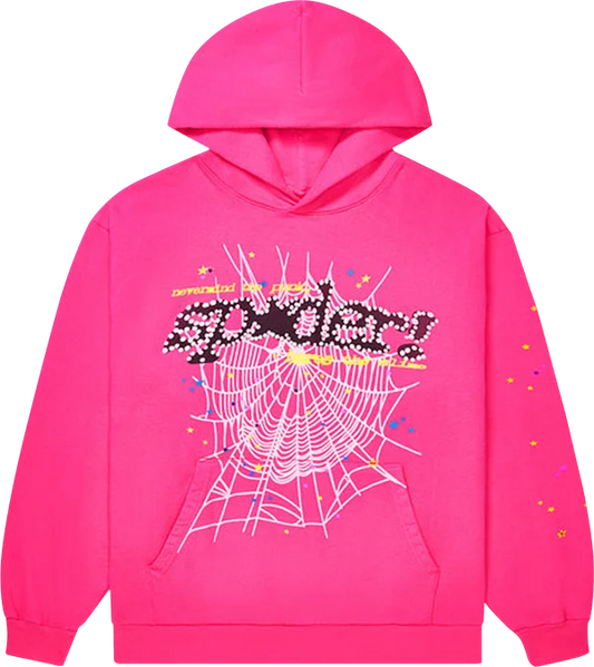 SP5DER  P*nk V2 Hoodie 'Pink'