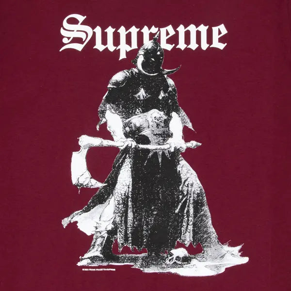 SUPREME FRANK FRAZETTA DESTRUCTION TEE CARDINAL