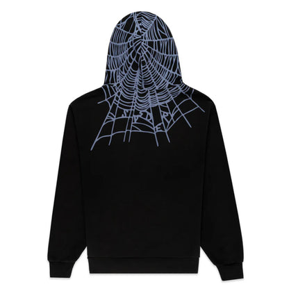 SP5DER HEAVY WEB HOODIE - BLACK