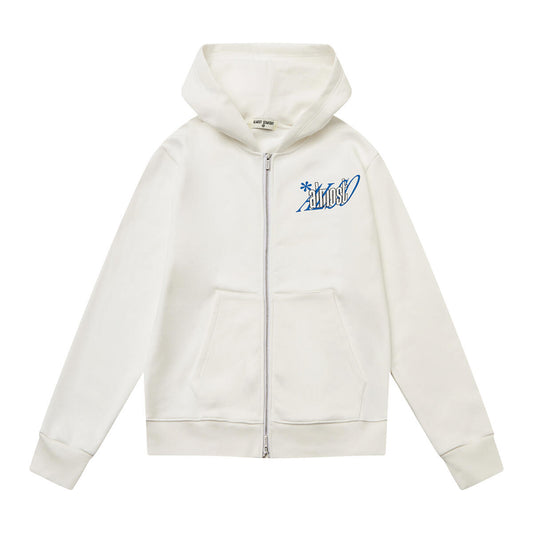 ALMOST SOMEDAY RESERVED ZIPUP HOODIE C9-57-CREAM