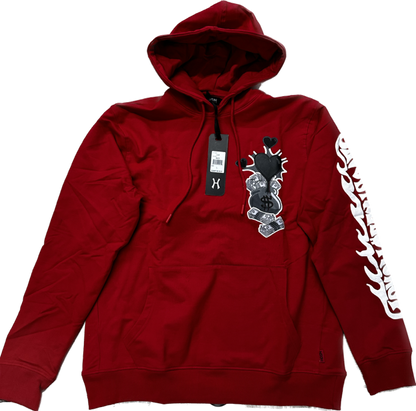 HUDSON DUCK MONEY HOODY 435 'RED'