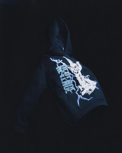 REVENGE ARCHANGEL LIGHTNING HOODIE NAVY