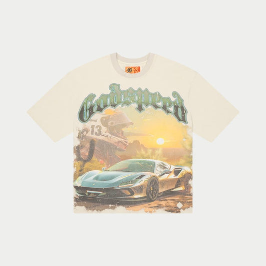 GOD SPEED Sunset Drift T-Shirt (Bone)