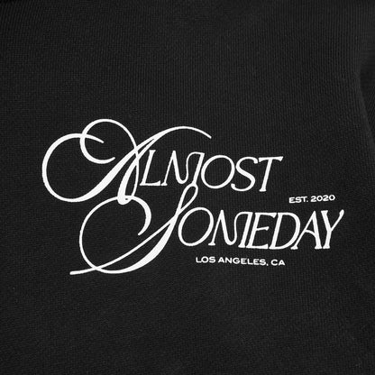 ALMOST SOMEDAY STAIRWAY HOODIE C9-95-BLACK