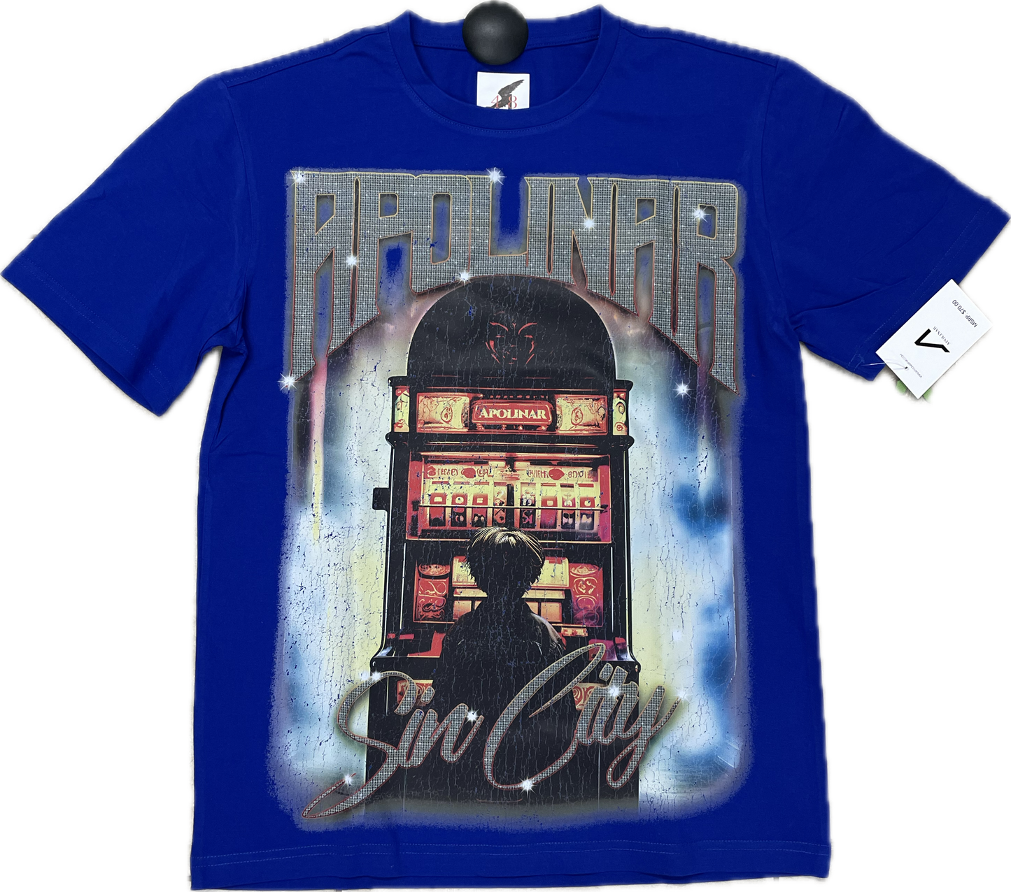 APOLINAR SIN CITY T-SHIRT-APR400 'ROYAL BLUE'