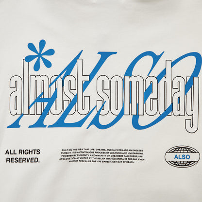 ALMOST SOMEDAY RESERVED ZIPUP HOODIE C9-57-CREAM