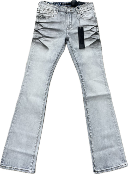 Embellish Artero Stacked Denim Jeans in Light Blue