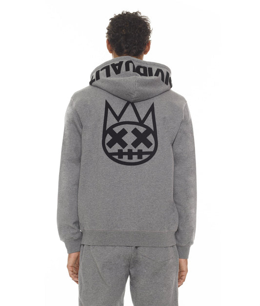 CULT ZIP HOODY (622BC-ZH16D) HEATHER GREY