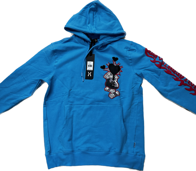 HUDSON DUCK MONEY HOODY 435 'BLUE'