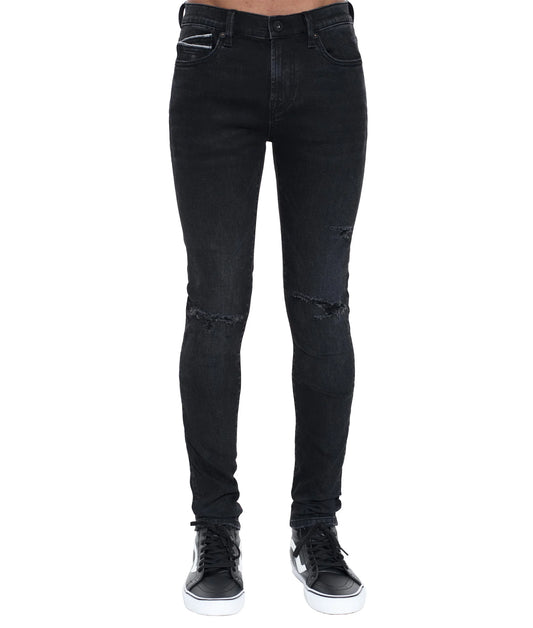 PUNK SUPER SKINNY - PREMIUM STRETCH (69A2-SS06C) VINTAGR BLACK