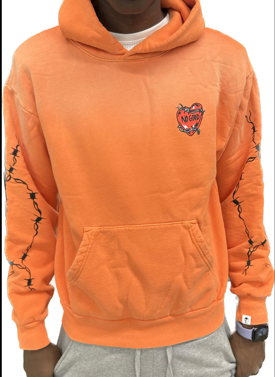 WARREN LOTAS HARD LOVE  HOODIE 'ORANGE'