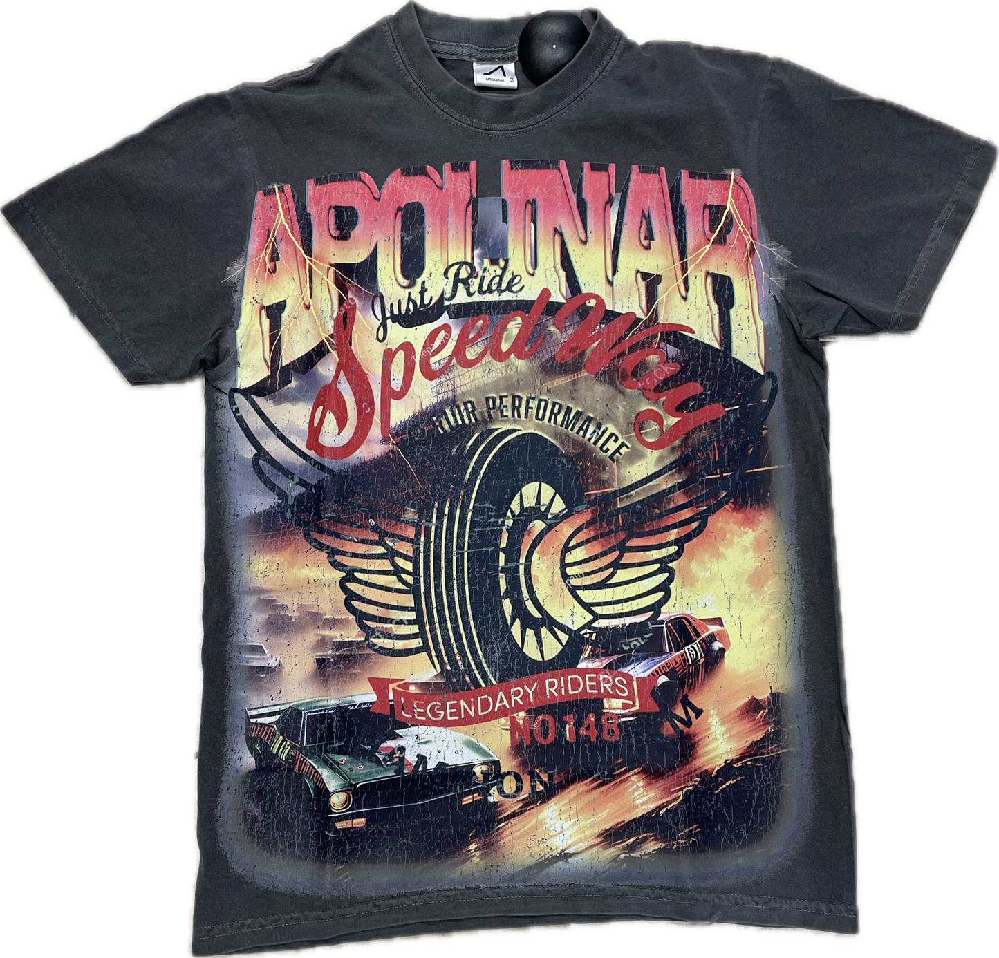 APOLINAR SPEED WAY T-SHIRT-APR401 'CEMENT'