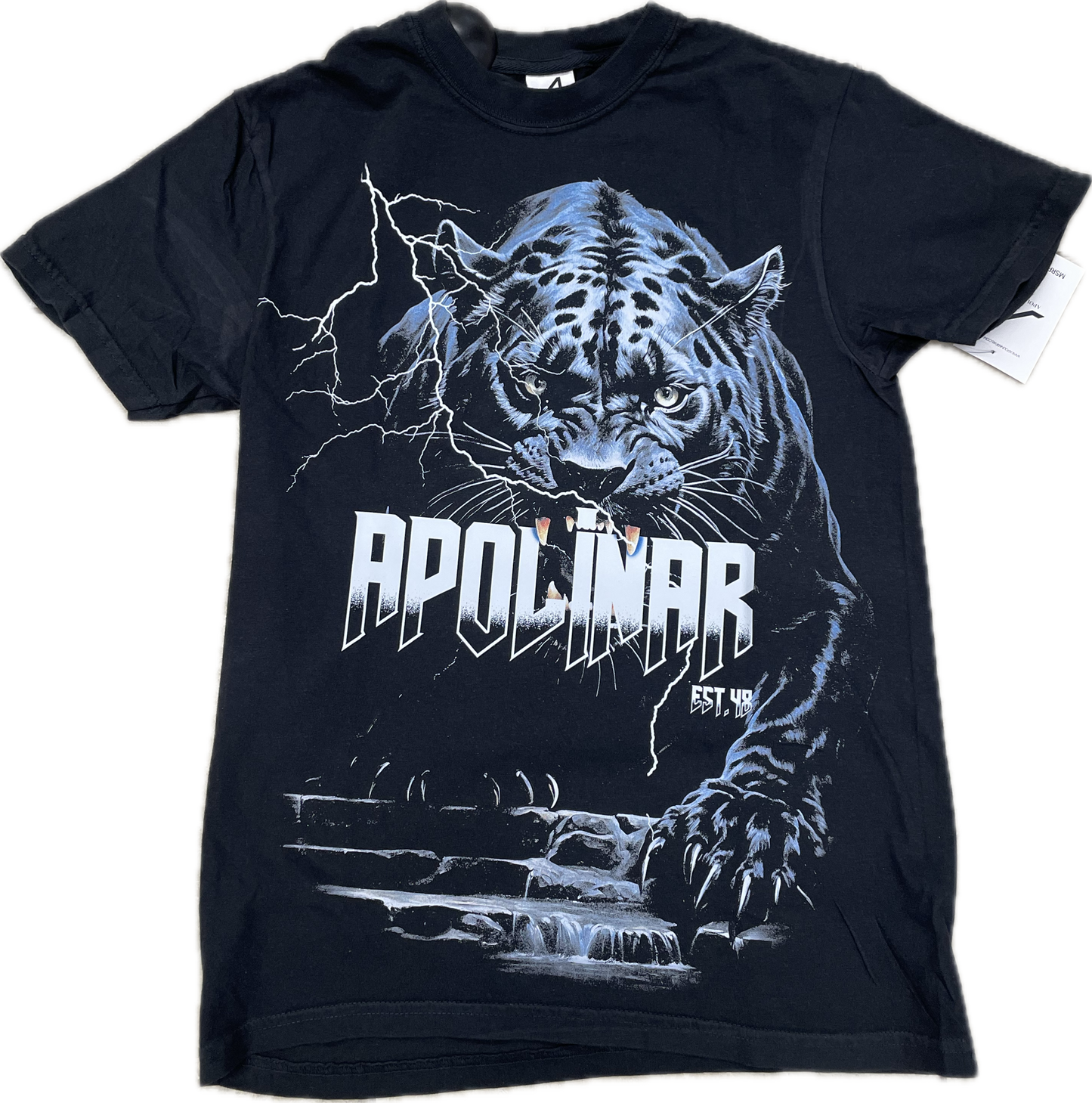 APOLINAR PANTHER (OVERSIZED) T-SHIRT-APR-305-O 'BLACK'