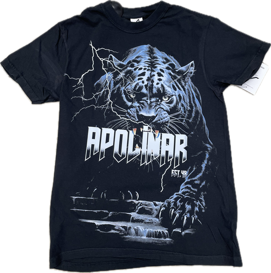 APOLINAR PANTHER (OVERSIZED) T-SHIRT-APR-305-O 'BLACK'