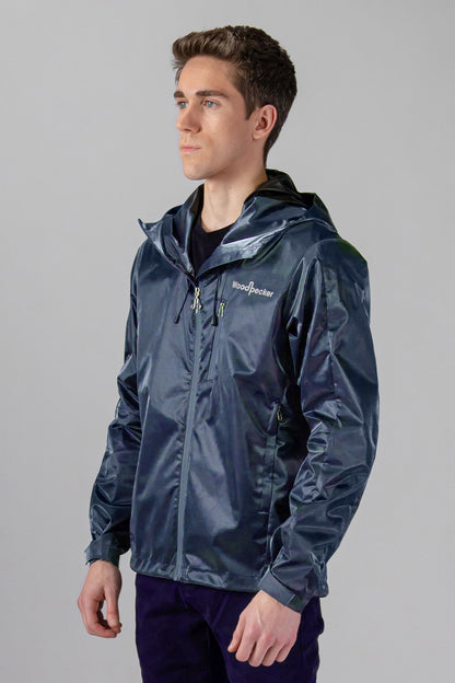 WOODPECKER MEN'S WIND SHELL - BLUE DIAMOND